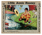 CLASSIC COMIC STRIP CHARACTERS LOT W/LITTLE ANNIE ROONEY, ORPHAN ANNIE & MORE.