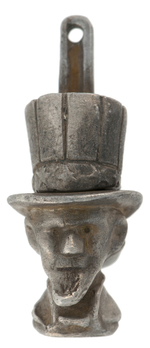 UNCLE SAM CAST IRON CAP BOMB.