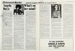 ANGELA DAVIS DEFENSE TWO RARE FOUR PAGE BROCHURES FROM LEVIN COLLECTION.