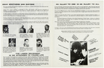 ANGELA DAVIS DEFENSE TWO RARE FOUR PAGE BROCHURES FROM LEVIN COLLECTION.