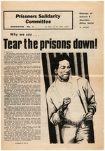 ATTICA MASSACRE TWO ANTI ROCKEFELLER HANDBILLS & PRISONERS NEWSLETTER #3.