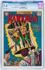 "HAWKMAN" CGC LOT OF FOUR SILVER AGE ISSUES.