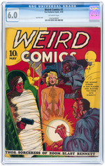 "WEIRD COMICS" #2 MAY 1940 CGC 6.0 FINE.