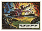 "CIVIL WAR NEWS" TOPPS GUM CARD #45 ORIGINAL ART BY NORM SAUNDERS.