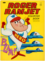 "ROGER RAMJET" COLORING BOOK & PUZZLE.