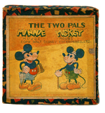 "THE TWO PALS MINNIE - MICKEY MOUSE" BOXED BISQUE SET.