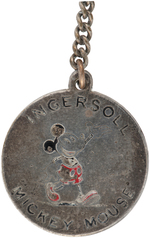 "MICKEY MOUSE INGERSOLL" SECOND ENGLISH POCKET WATCH WITH BOX.