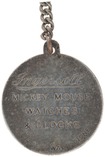 "MICKEY MOUSE INGERSOLL" SECOND ENGLISH POCKET WATCH WITH BOX.