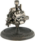 FORD "UNIVERSAL CREDIT COMPANY" FIGURAL AUTOMOBILE ENGINE PAPERWEIGHT.