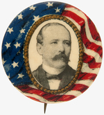 HIGH GRADE EXAMPLE OF PARKER IN FLAG BY BALTIMORE BADGE.