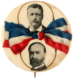 ROOSEVELT JUGATE WITH HORIZONTAL BOW AND SINGLE PICTURE WITH BUNTING RIM.