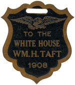 TAFT FOUR NICE "WHITE HOUSE" WATCH FOBS.