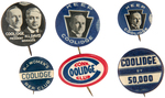 COOLIDGE SIX STATE SPECIFIC BUTTONS.