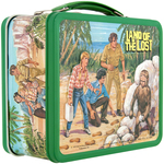 "LAND OF THE LOST" UNUSED METAL LUNCHBOX WITH THERMOS.