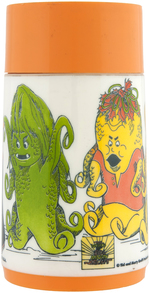 "SIGMUND AND THE SEA MONSTERS" UNUSED METAL LUNCHBOX WITH THERMOS.