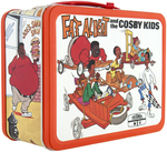 "FAT ALBERT AND THE COSBY KIDS" UNUSED METAL LUNCHBOX WITH THERMOS.