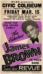 JAMES BROWN 1968 CONCERT POSTER.