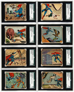 "SUPERMAN GUM" GUM INC. SGC GRADED LOW NUMBER CARD SET 1-48.