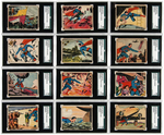 "SUPERMAN GUM" GUM INC. SGC GRADED LOW NUMBER CARD SET 1-48.