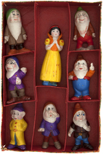 "SNOW WHITE AND THE SEVEN DWARFS" BOXED BISQUE SET (SIZE VARIETY).