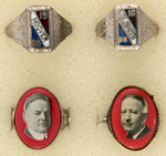 HOOVER AND SMITH TWO PAIRS OF MATCHING RINGS.