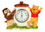 "WINNIE THE POOH" CERAMIC CLOCK BY ENESCO.