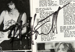 METALLICA BAND SIGNED WITH CLIFF BURTON HEAVY METAL FANZINE.