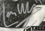 METALLICA BAND SIGNED WITH CLIFF BURTON HEAVY METAL FANZINE.