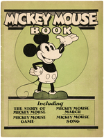 "MICKEY MOUSE BOOK" FIRST LICENSED DISNEY PUBLICATION.