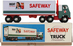 "SAFEWAY TRUCK - A&P TRUCK" BOXED TRACTOR TRAILER PAIR.