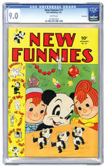 "NEW FUNNIES #71 JAN. 1943 CGC 9.0 WHITE PAGES VANCOUVER COPY.