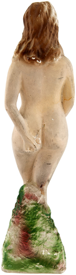 SALLY RAND NUDE "FAN DANCE" BURLESQUE PLASTER STATUE.