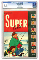 SUPER COMICS #91 DEC. 1945 CGC 9.4 OFF-WHITE PAGES FILE COPY.