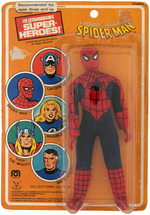 “SPIDER-MAN” FRENCH ISSUE MEGO FIGURE ON CARD.