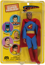 "SUPERMAN" CARDED MEGO ACTION FIGURE.