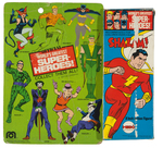 MEGO CARDED JOKER AND SHAZAM IN BOX PAIR.