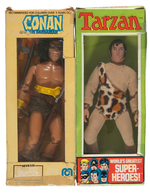 MEGO CONAN THE BARBARIAN AND TARZAN BOXED PAIR.