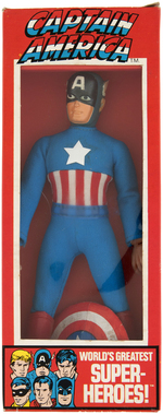 CAPTAIN AMERICA MEGO BOXED FIGURE.