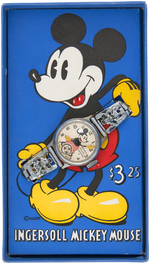 "INGERSOLL MICKEY MOUSE WRIST WATCH" BOXED VERSION FROM FALL 1937.