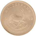 1982 KRUGERRAND SOUTH AFRICAN GOLD 1OZ BULLION COIN.