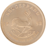 1982 KRUGERRAND SOUTH AFRICAN GOLD 1OZ BULLION COIN.