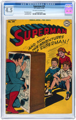 "SUPERMAN" #39 MARCH-APRIL 1946 CGC 4.5 VG+.