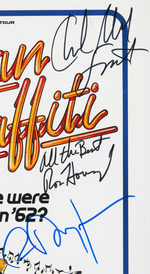 AMERICAN GRAFFITI" CAST-SIGNED POSTER PRINT.