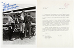 LONE RANGER CLAYTON MOORE LOT INCLUDING SIGNED PHOTO.