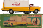 "BATTERY OPERATED ROUTE TRUCK FOR COCA-COLA" BOXED TOY.