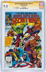 "MARVEL SUPER HEROES SCERET WARS" #1 MAY 1984 CGC 9.8 NM/MINT - SIGNATURE SERIES - MIKE ZECK.