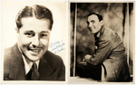 DON AMECHE & PAT O'BRIEN SIGNED PHOTOS.