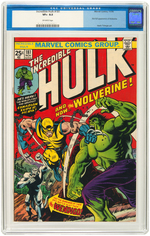 "THE INCREDIBLE HULK" #181 NOVEMBER 1974 CGC 8.5 VF+ (FIRST WOLVERINE).