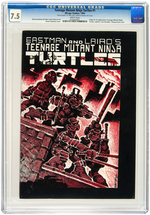 "TEENAGE MUTANT NINJA TURTLES" #1 1984 CGC 7.5 VF- (FIRST TMNT - FIRST PRINTING).