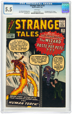 "STRANGE TALES" #110 JULY 1963 CGC 5.5 FINE- (FIRST DOCTOR STRANGE).